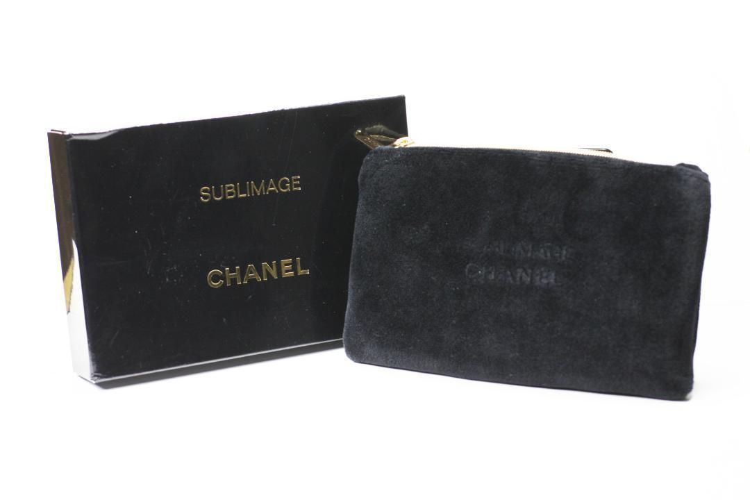Chanel Sublimage Velvet Makeup Pouch Card Bag