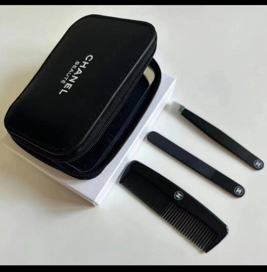 Chanel 2024 comb nail beauty kit set zip around RARE