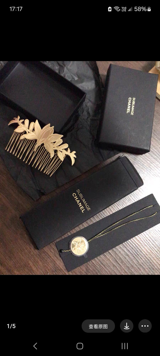 Chanel Sublimage 2024 Hairpin with Charm Rare