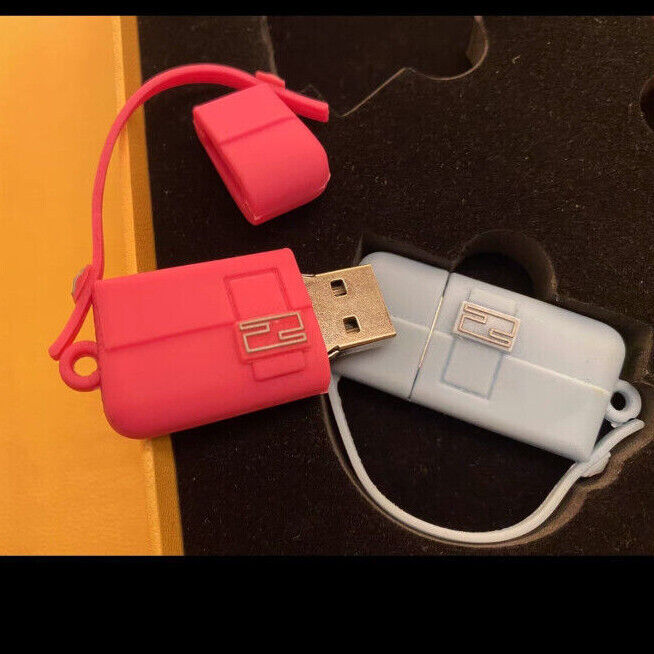 Rare Fendi Flash Drive Media Gift Baguette set of 3pcs