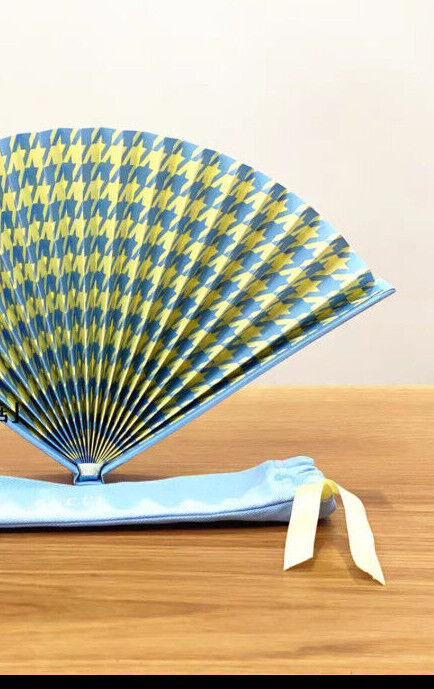 Gucci Summer Collection hand Fan with Pouch novelty