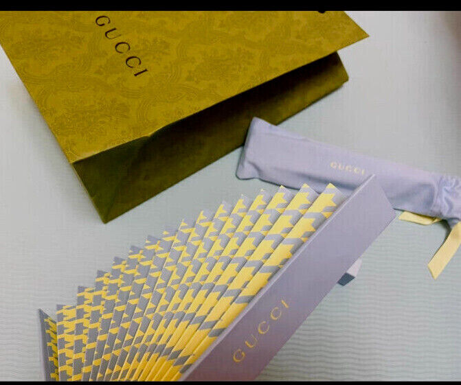 Gucci Summer Collection hand Fan with Pouch novelty
