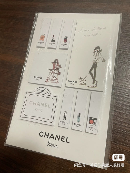 Chanel note stickers Memo Pad Novelty Limited