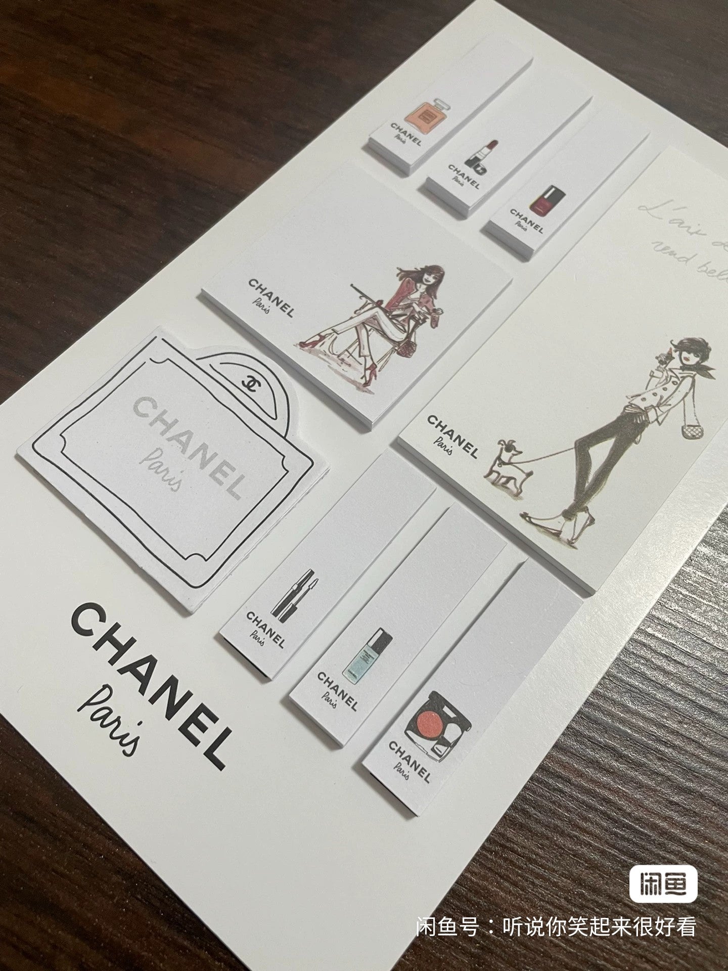 Chanel note stickers Memo Pad Novelty Limited