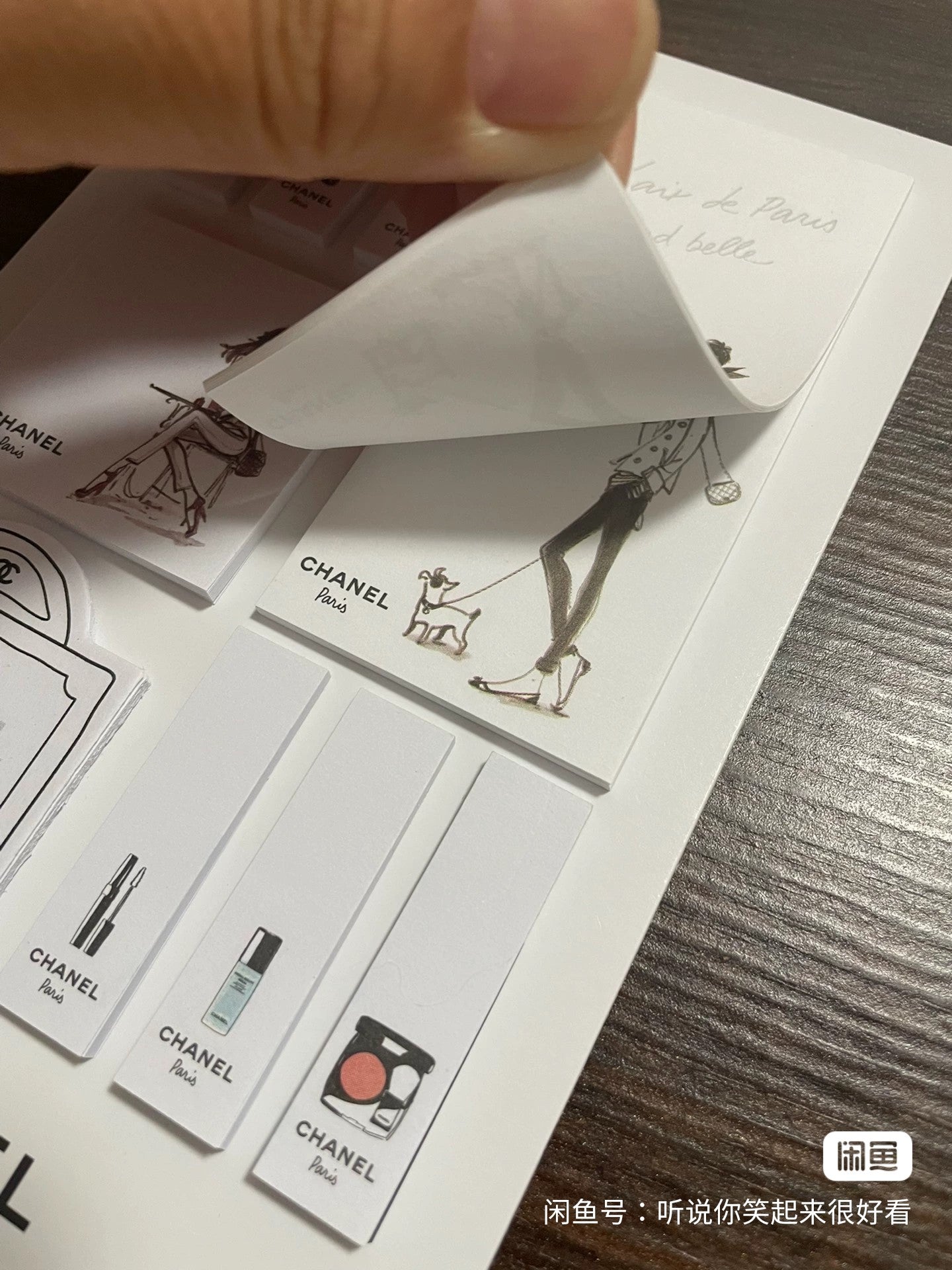 Chanel note stickers Memo Pad Novelty Limited