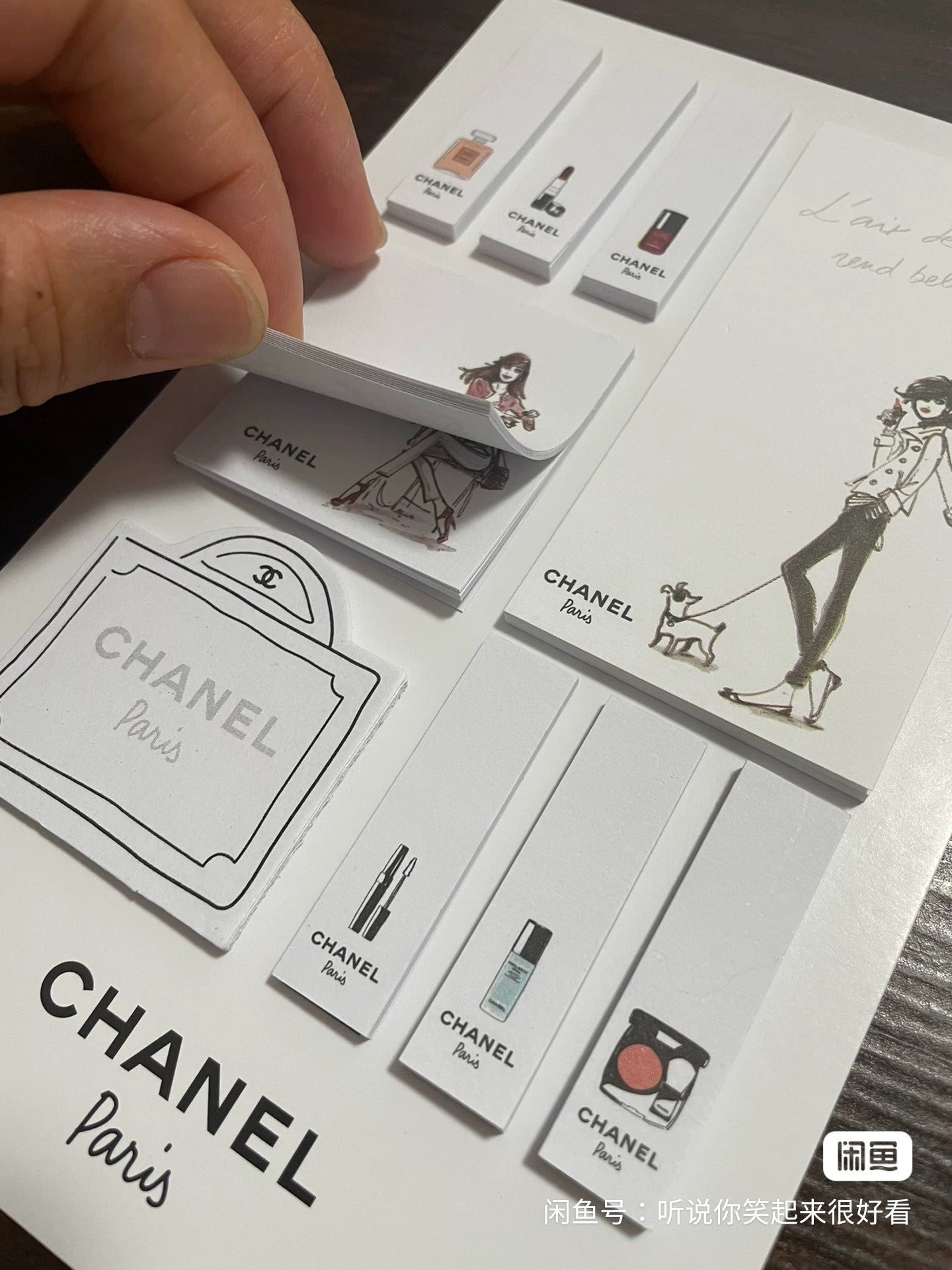 Chanel note stickers Memo Pad Novelty Limited