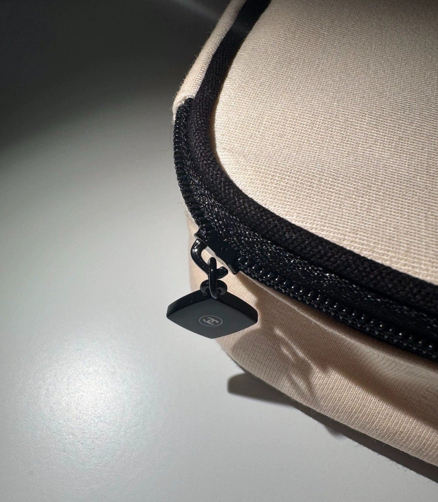 Chanel Les Beige Cotton Makeup Storage Pouch Bag  VIP gift