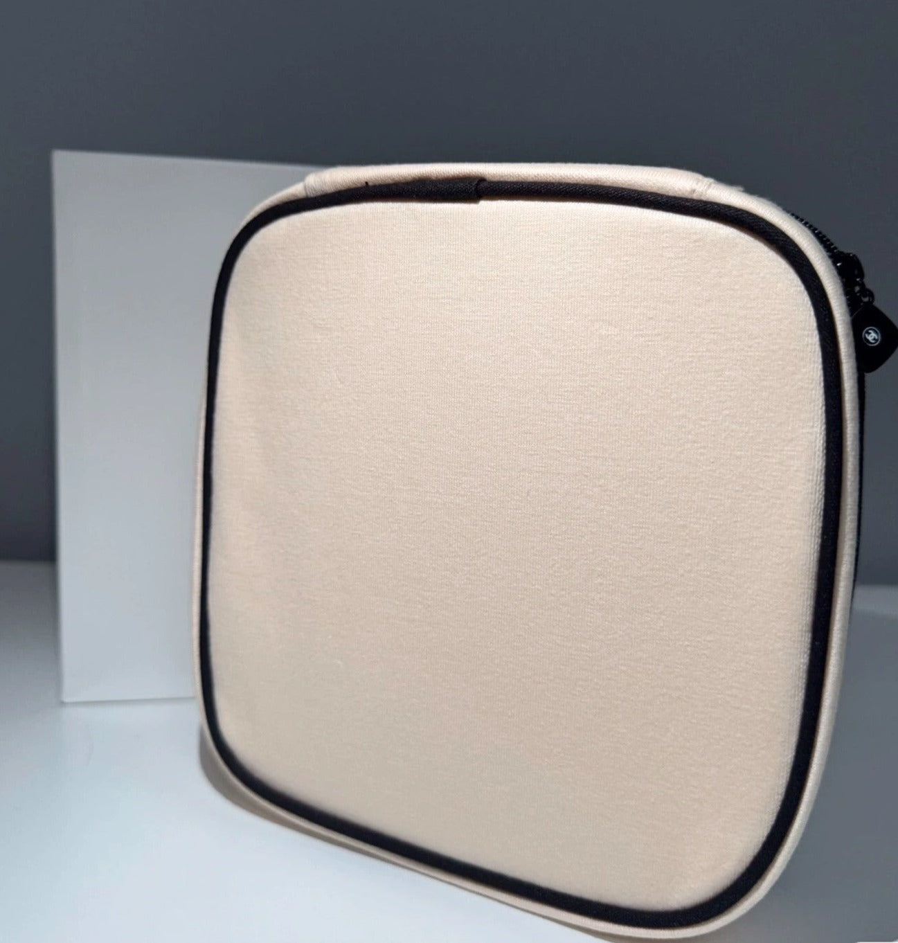 Chanel Les Beige Cotton Makeup Storage Pouch Bag  VIP gift