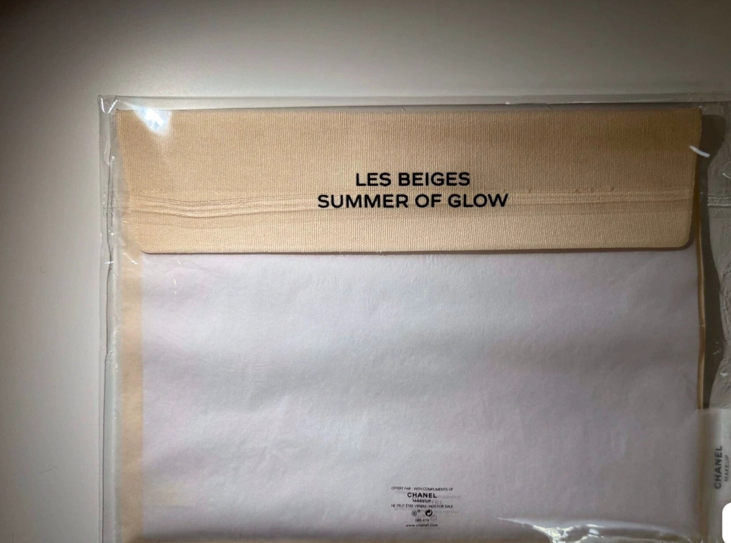 Chanel Les Beiges Creamy Canvas Envelope Bag