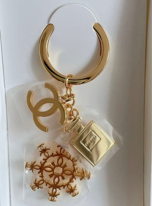 Chanel snowflake Key Chain 2024