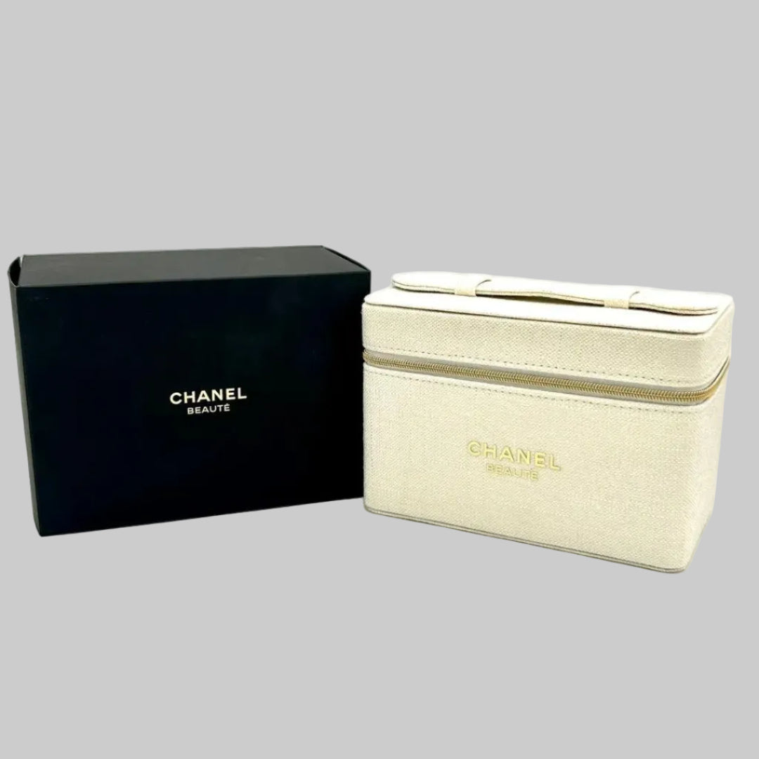 Chanel Canvas Makeup Storage case box VIP gift