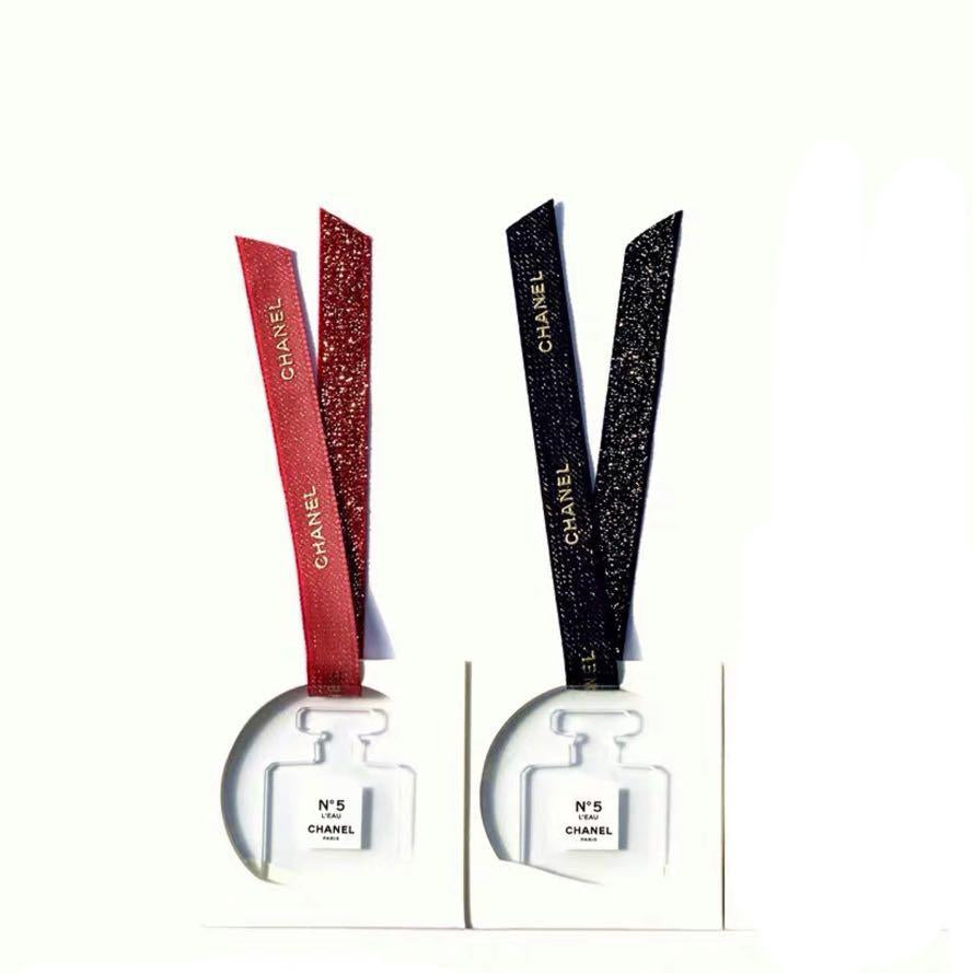 Chanel Acrylic Bottle clear Plastic Charm NO 5 x 2 pcs