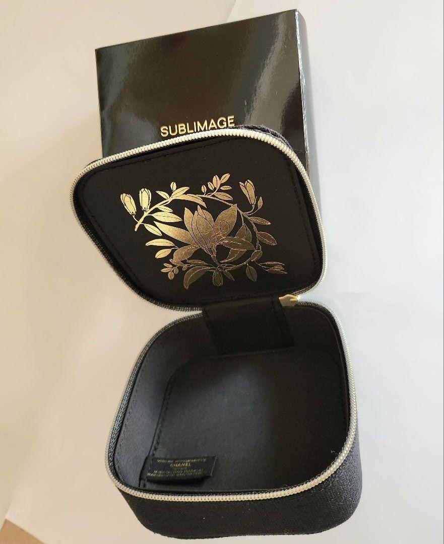 Chanel sublimage Small Lipstick Compact Velvet Pouch with Mirror  Makeup Bag  VIP gift