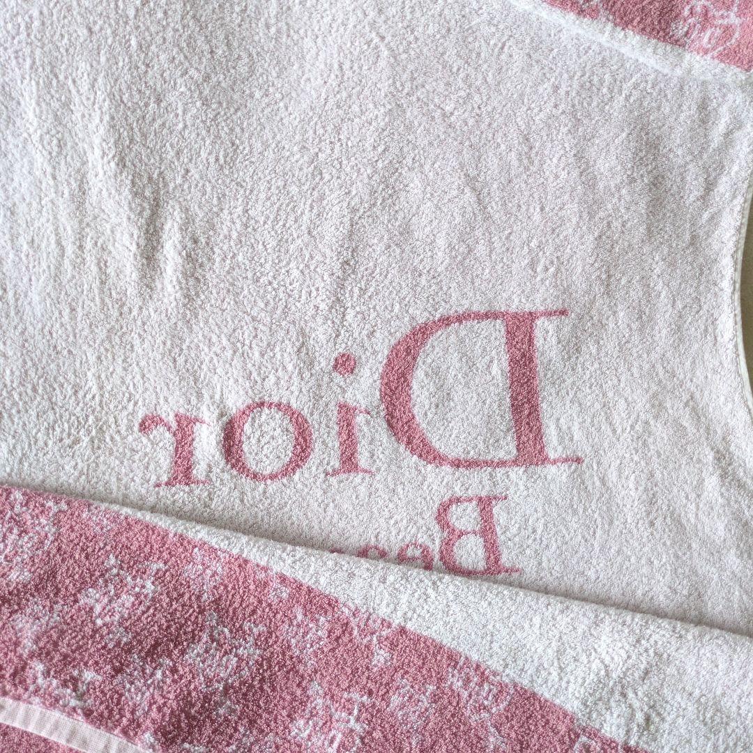 Dior pink Large Beauty Beach Towel in Pouch Bag 150 x70cm