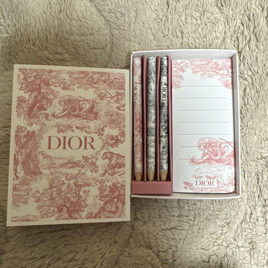 Dior color Pencils Set with note pad VIP Gift