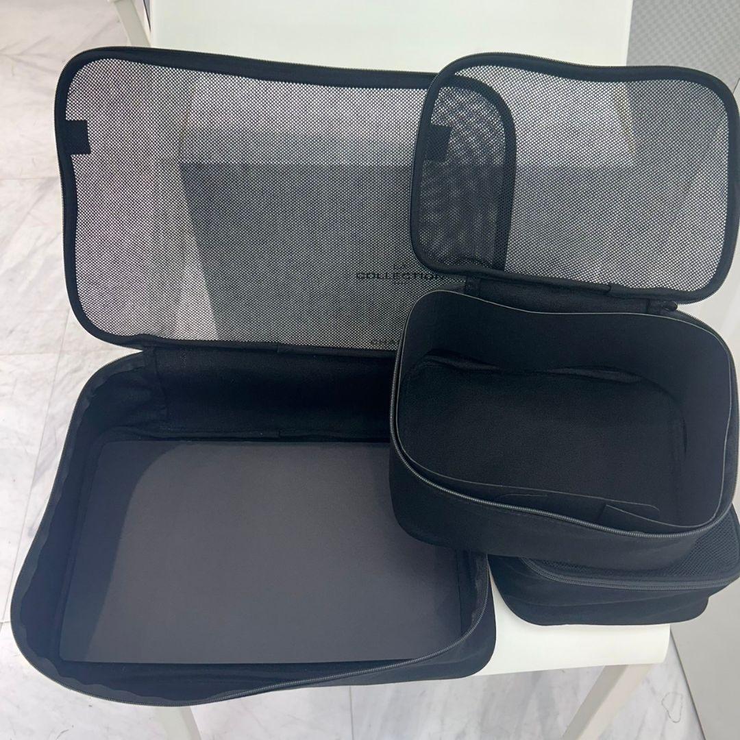 Chanel La Collection 2024 lugguage Storage Mesh Bag set