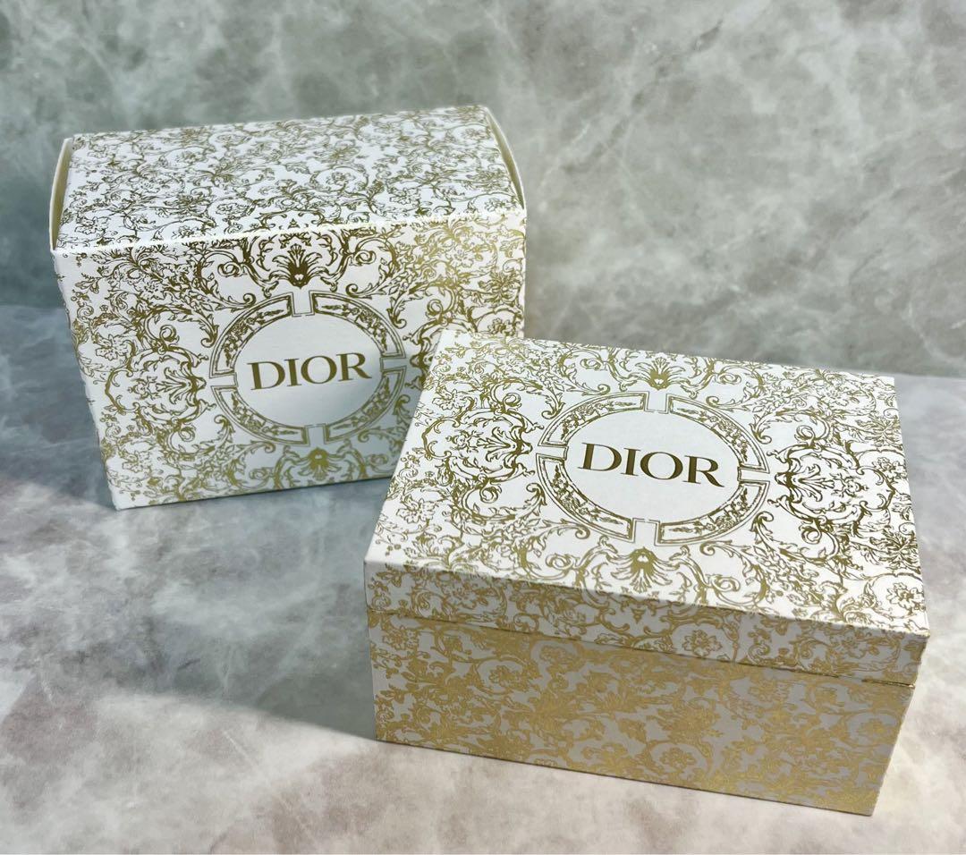 Dior Holidays 2023 Small Jewlery storage box with Pouch bag