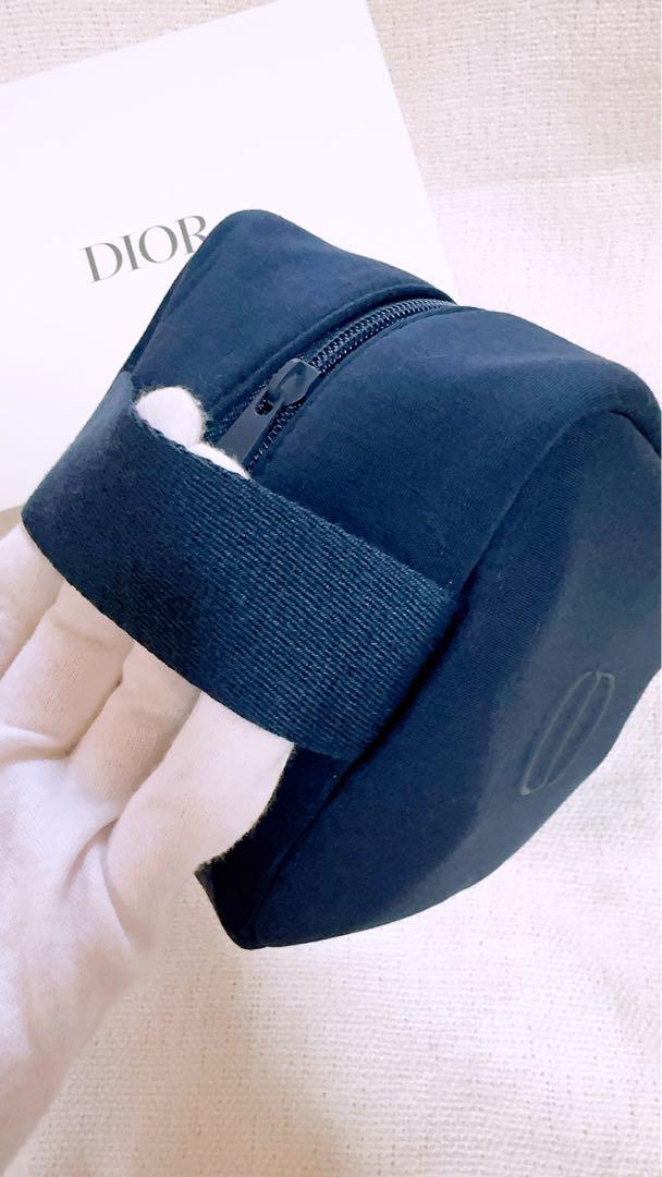 Dior Large Navy Pouch Travel Bag