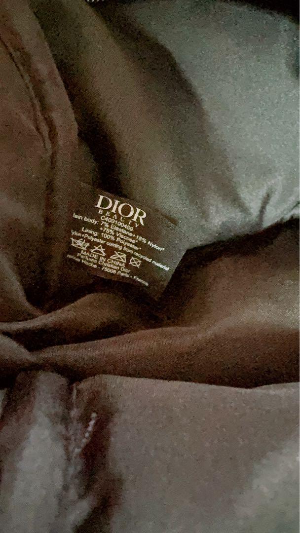 Dior Large Navy Pouch Travel Bag