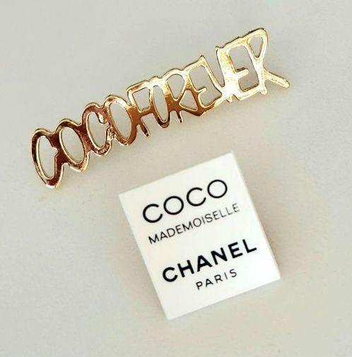 Coco Mademoiselle forever brooch badge pin set of 2pcs 2018