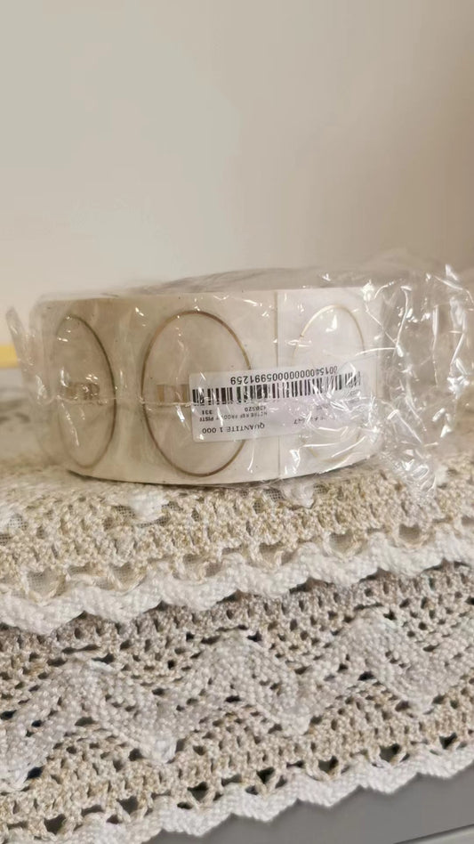 Dior Sealed Sticker roll packaging