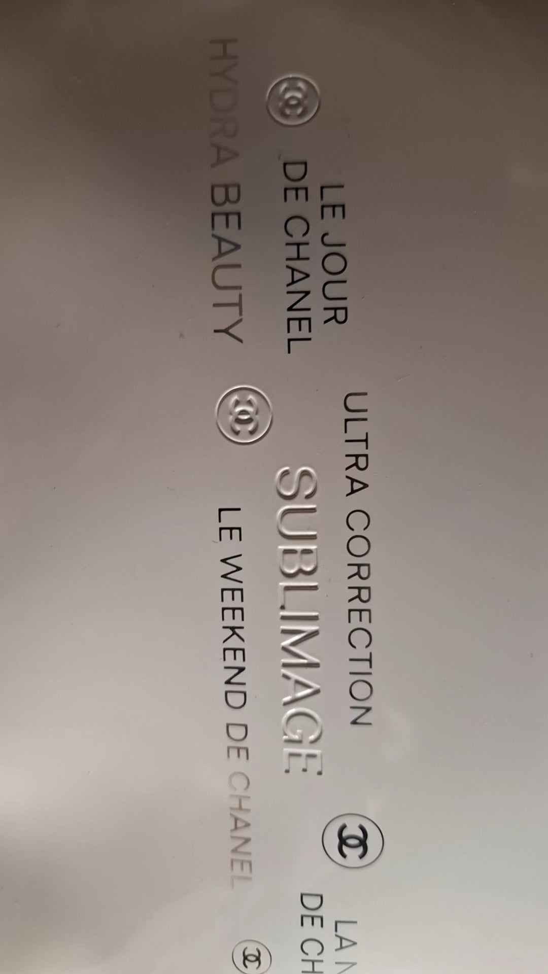 Chanel Sublimage Large White ophidia Patent Makeup Pouch Bag