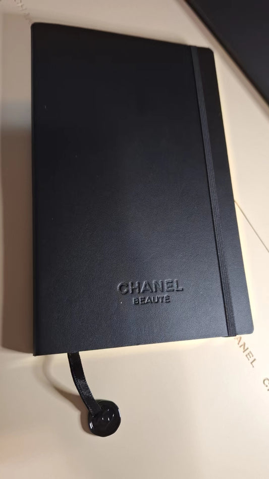Chanel Leatherette Notebook Memo Pad with logo charm Novelty Limited