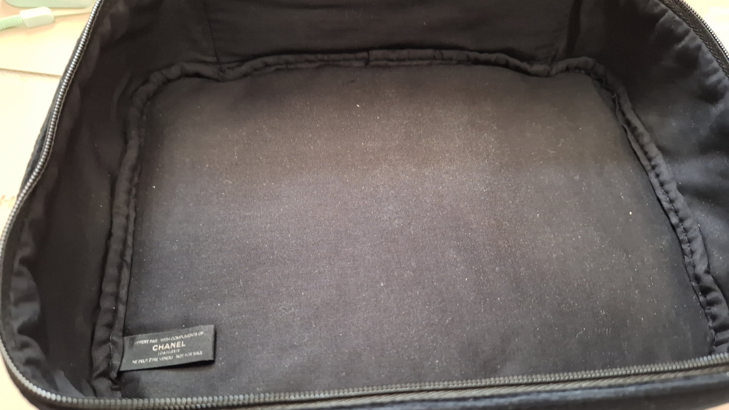 Chanel Velvet Large Makeup Pouch VIP GIFT