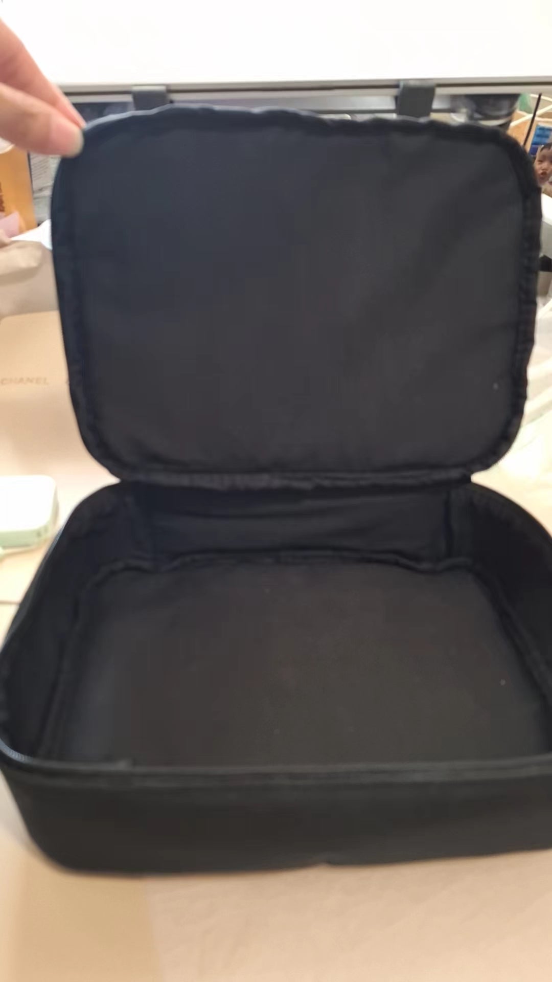 Chanel Velvet Large Makeup Pouch VIP GIFT