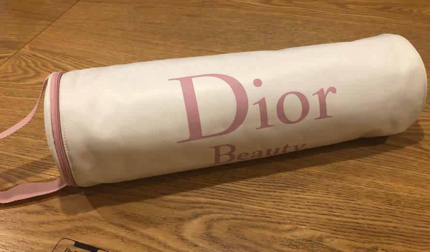 Dior pink Large Beauty Beach Towel in Pouch Bag 150 x70cm