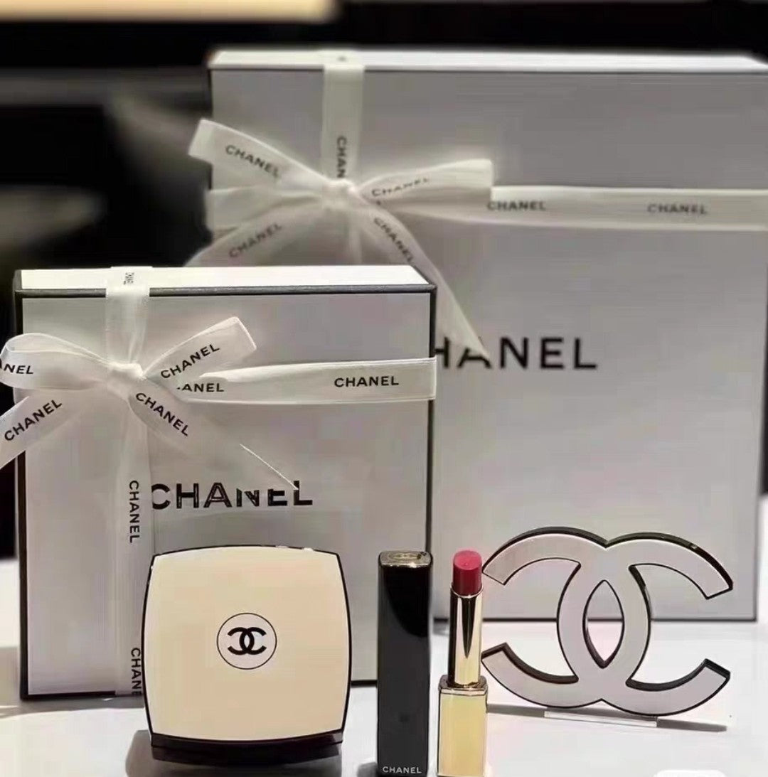 Chanel white acrylic Logo Shop Display Decor Stand rare