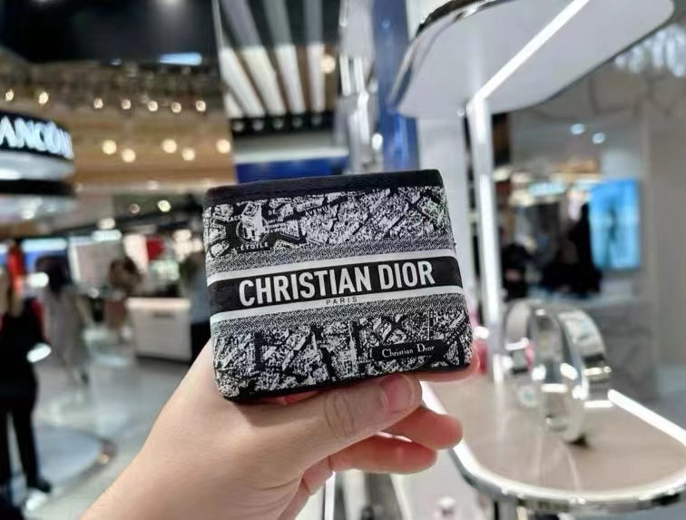 Dior 2024 Paris Map makeup card holder pouch