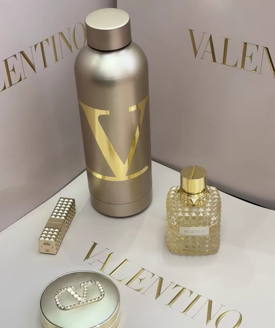 Valentino Golden Water Bottle 500ml