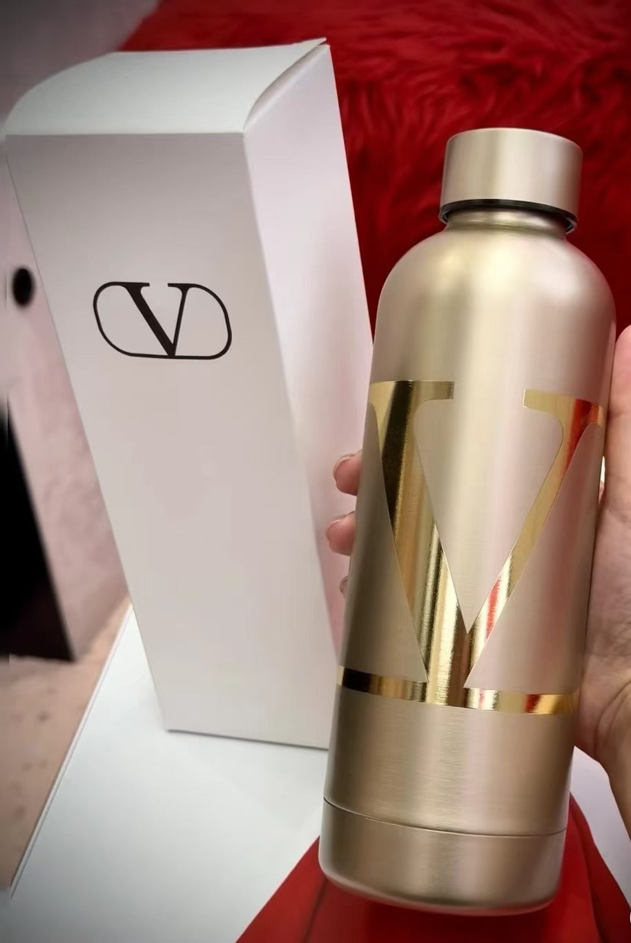 Valentino Golden Water Bottle 500ml