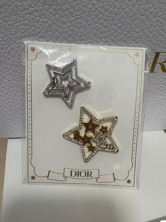 Dior  Stars Hair Clip set Gift from Beauty Counter