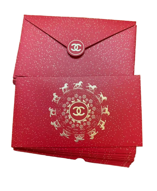 Chanel 2026 cny red packet envelope x 8pcs