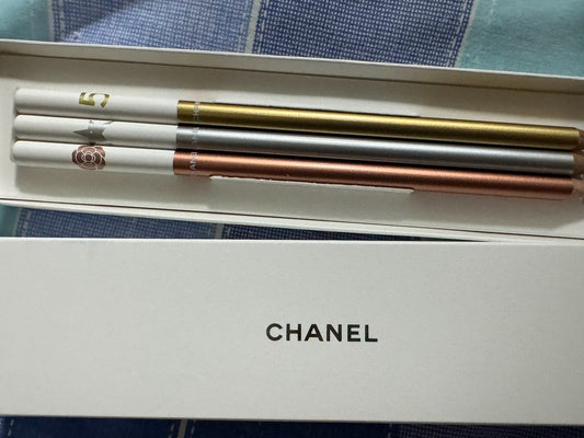 Chanel colour Pencils Set of 3pcs with cards VIP Gift