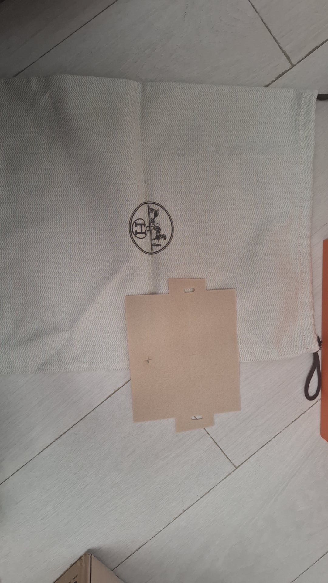 Hermes Empty box packaging for K25 with dust bag and felt