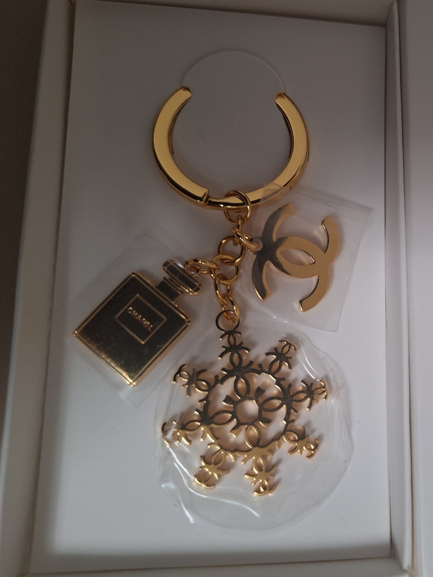 Chanel snowflake Key Chain 2024