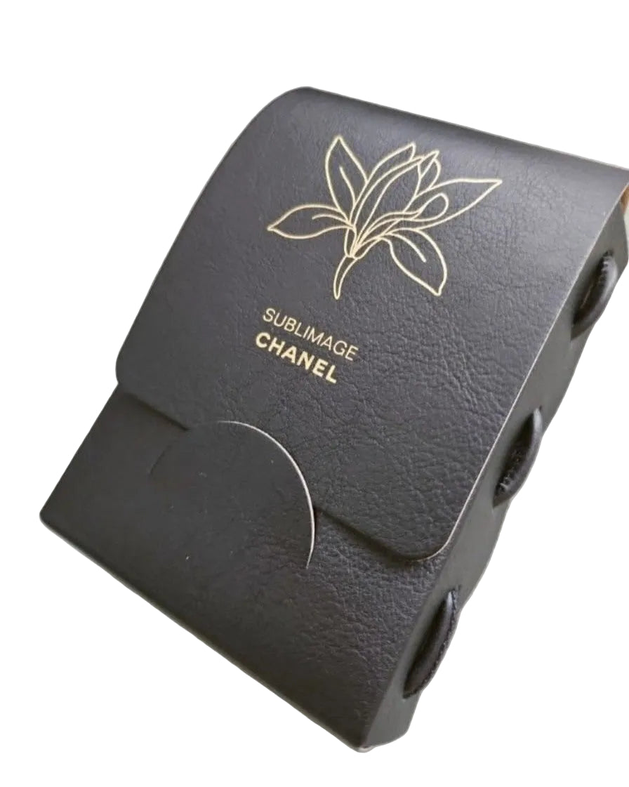 Sublimage Chanel  leather Storage Case Holder with strap