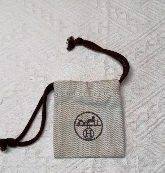 Hermes padlock dust bag