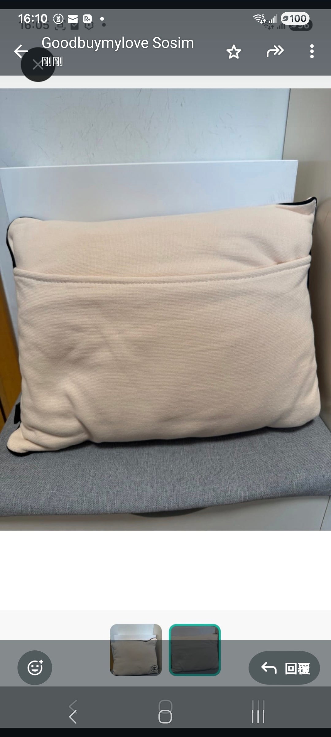 Chanel beauty vip gift Pillow RARE