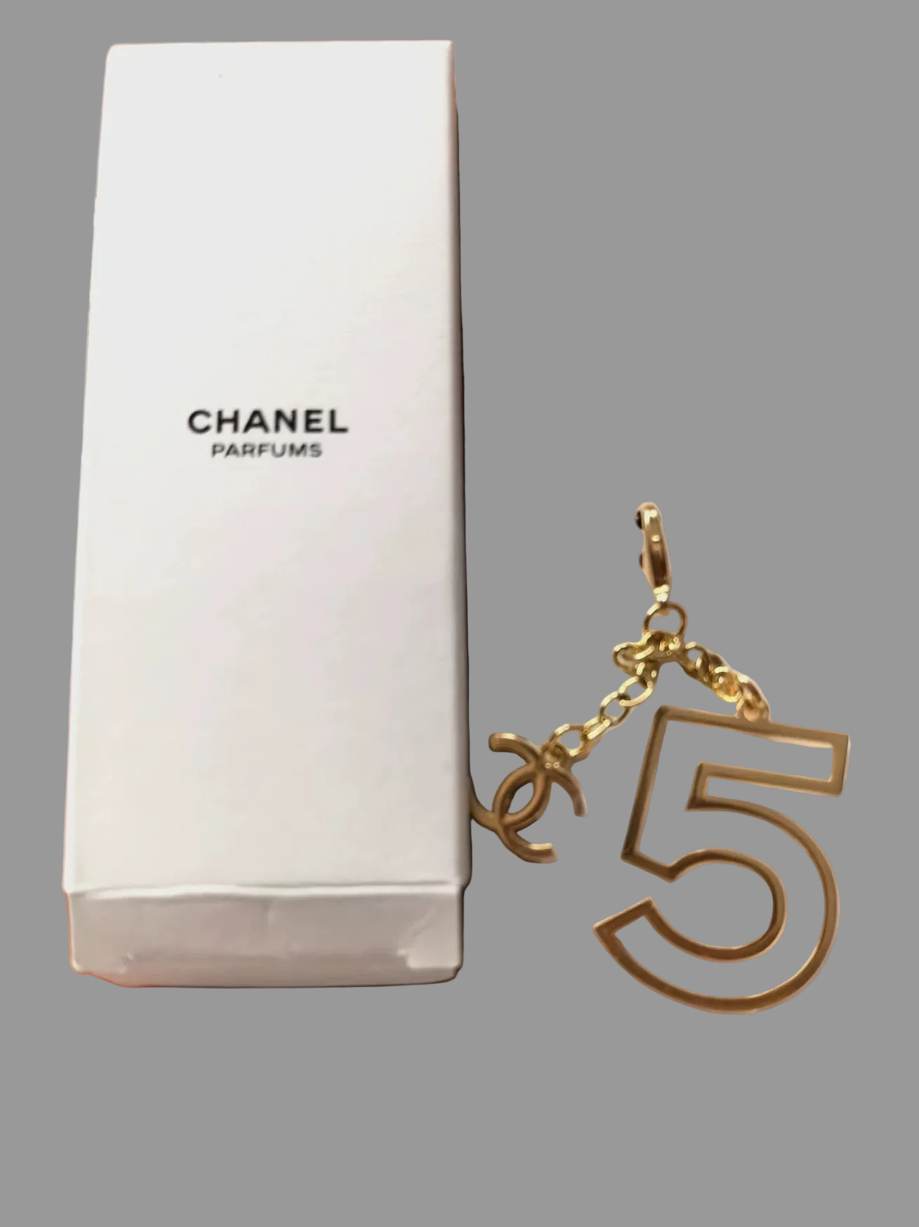 2026 Chanel no.5 Key Chain charm with logo