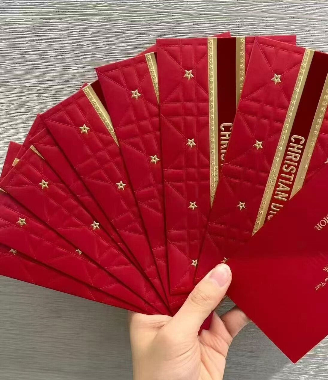 Dior 2026 cny red packet envelope  x 8pcs