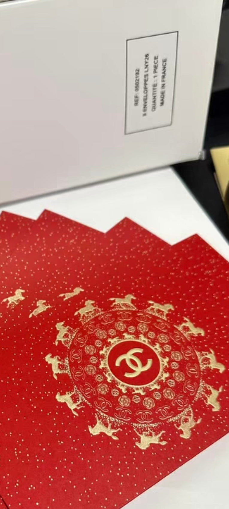 Chanel 2026 cny red packet envelope  x 8pcs