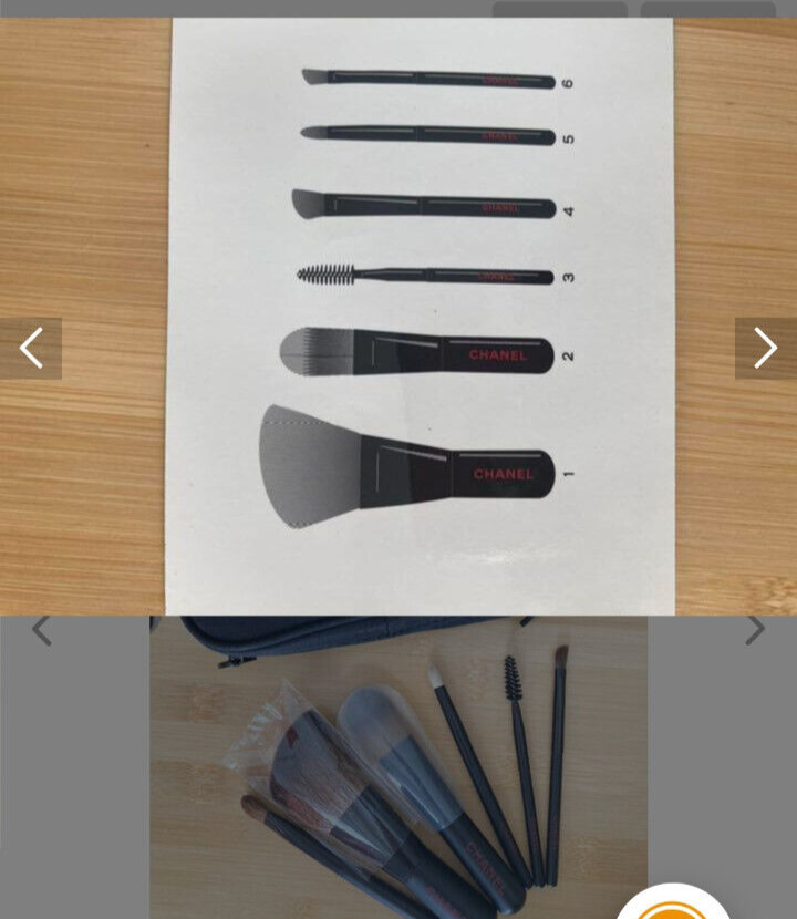 Chanel New Les Minis De Collection Pouch Mini Brush Set Kit