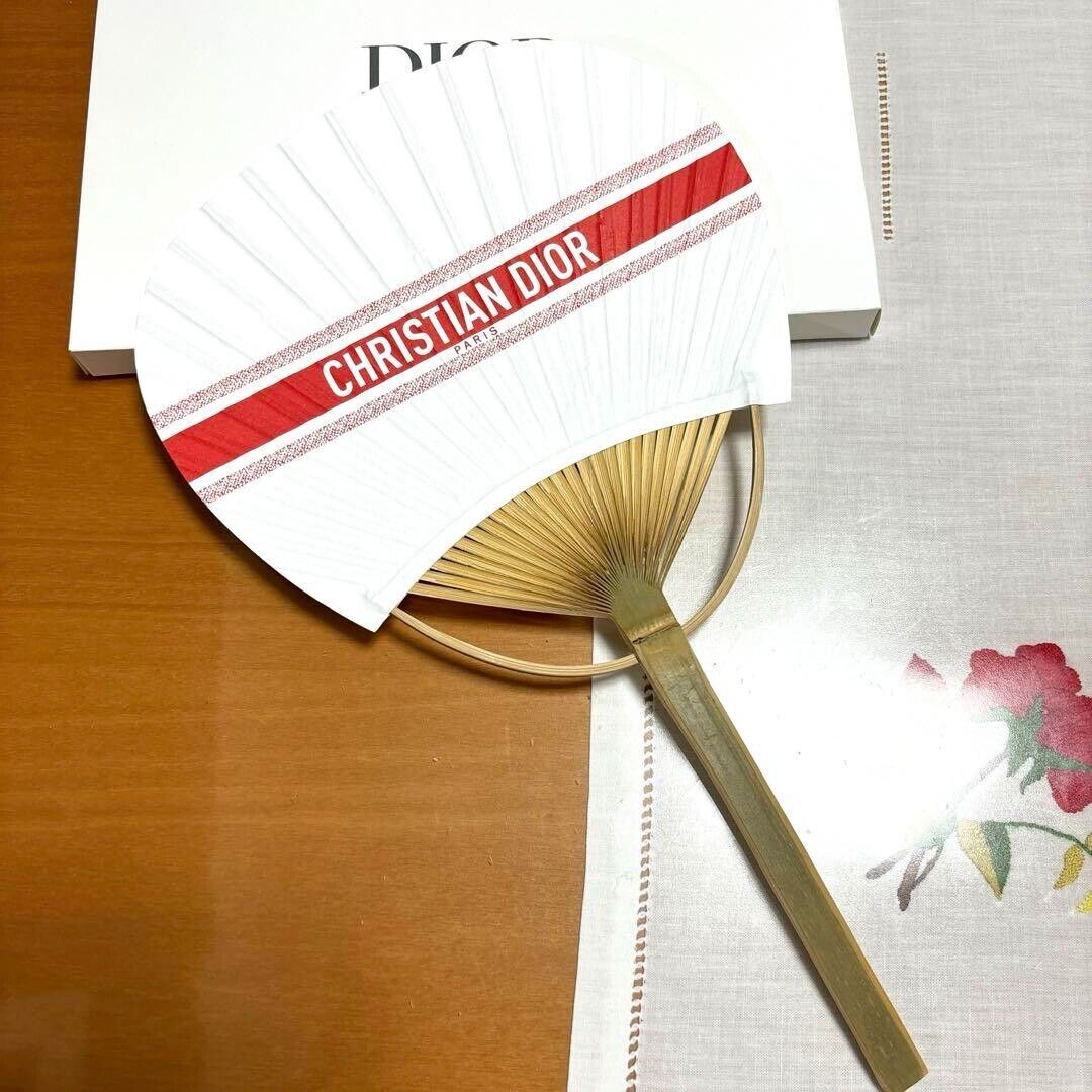 Dior Beauty Summer Collection 2024 Hand Fan & Cosmetic Pouch set novelty
