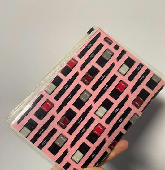 CHANEL Nail Makeup notepad with PVC cover
