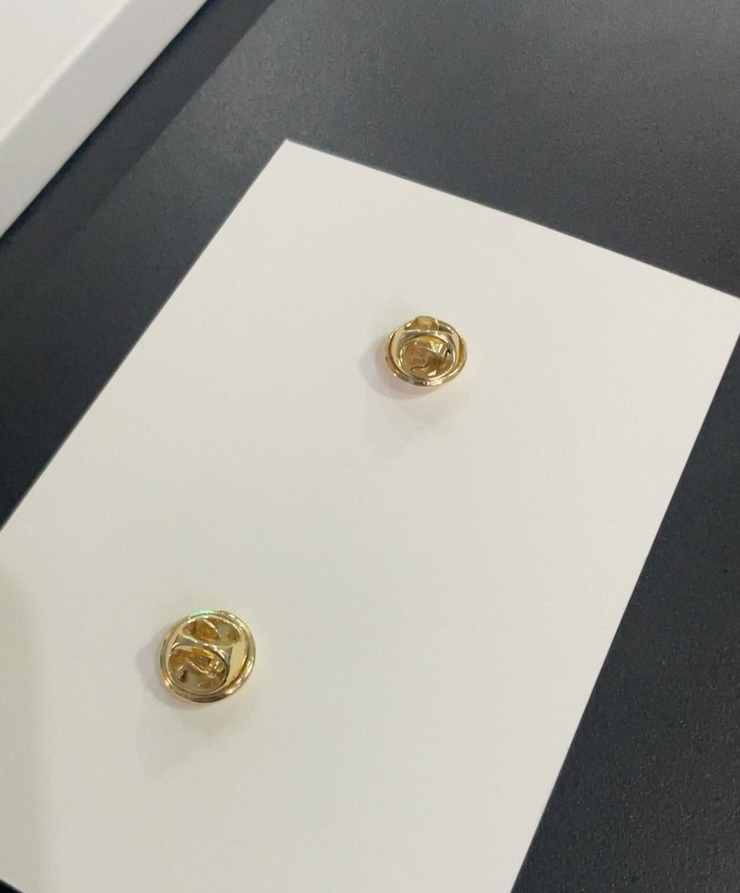 Chanel Woven brooch badge pin set of 2pcs