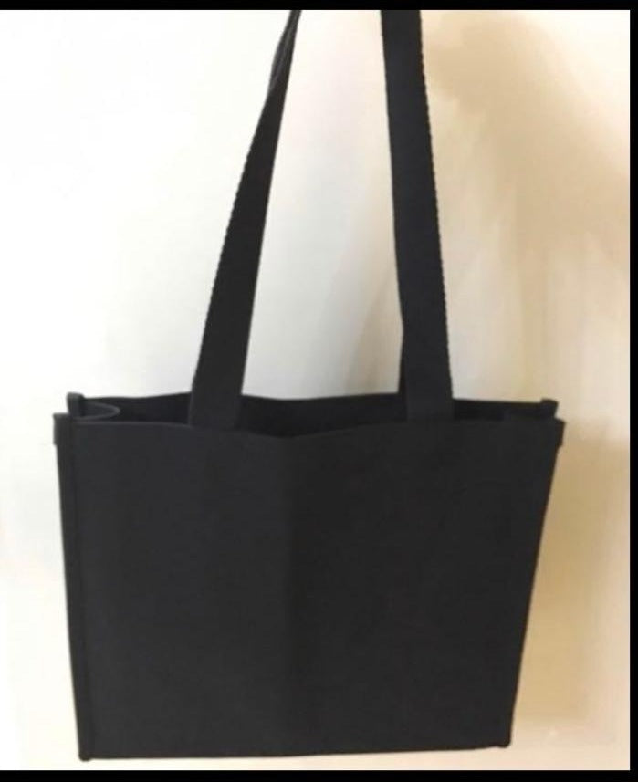 Chanel canvas academy tote bag